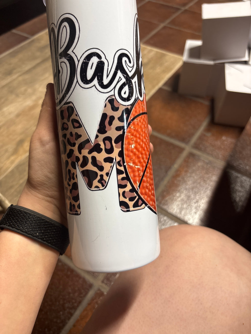 Basketball mom 30 oz tumbler