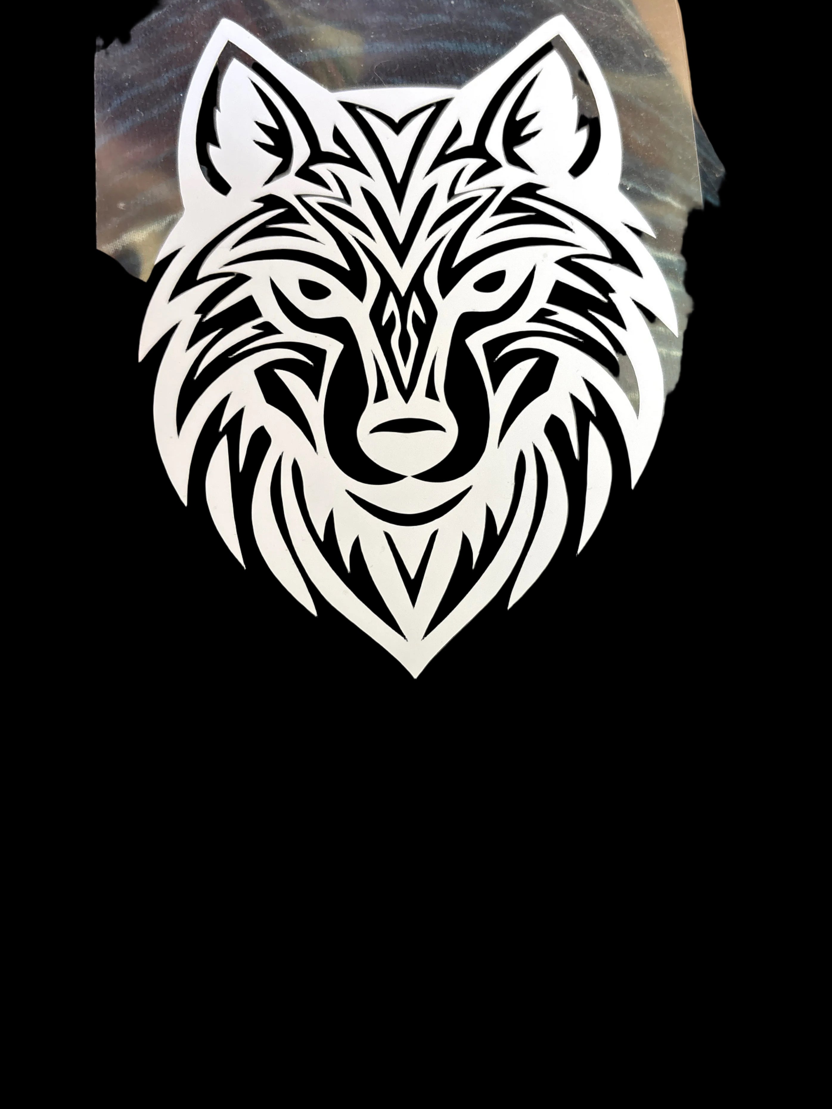 Wolf decal