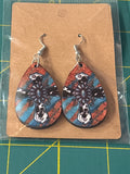 Sublimation cross earrings