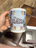 Bluey mom coffee mug