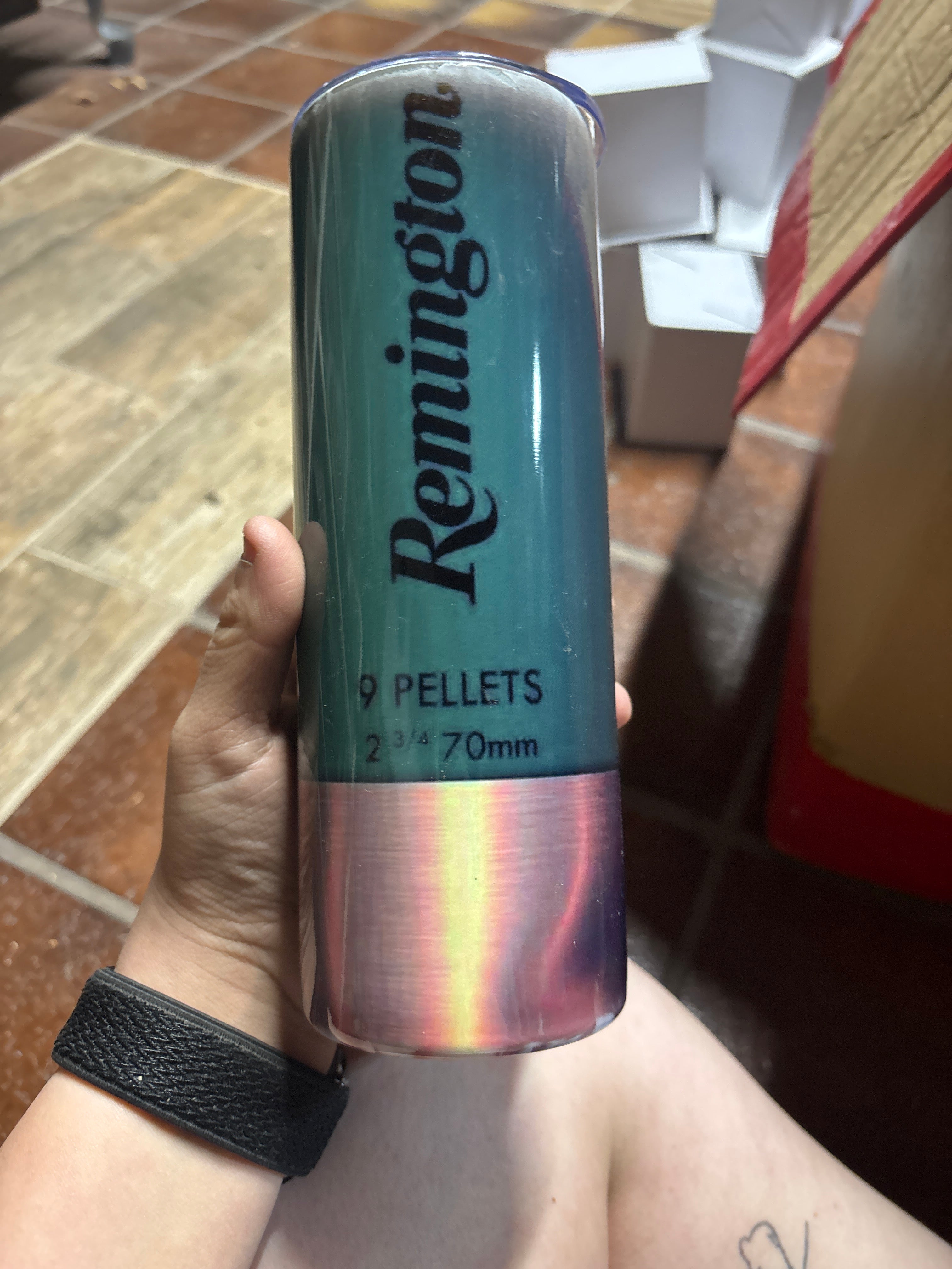 Green Remington 20oz tumbler