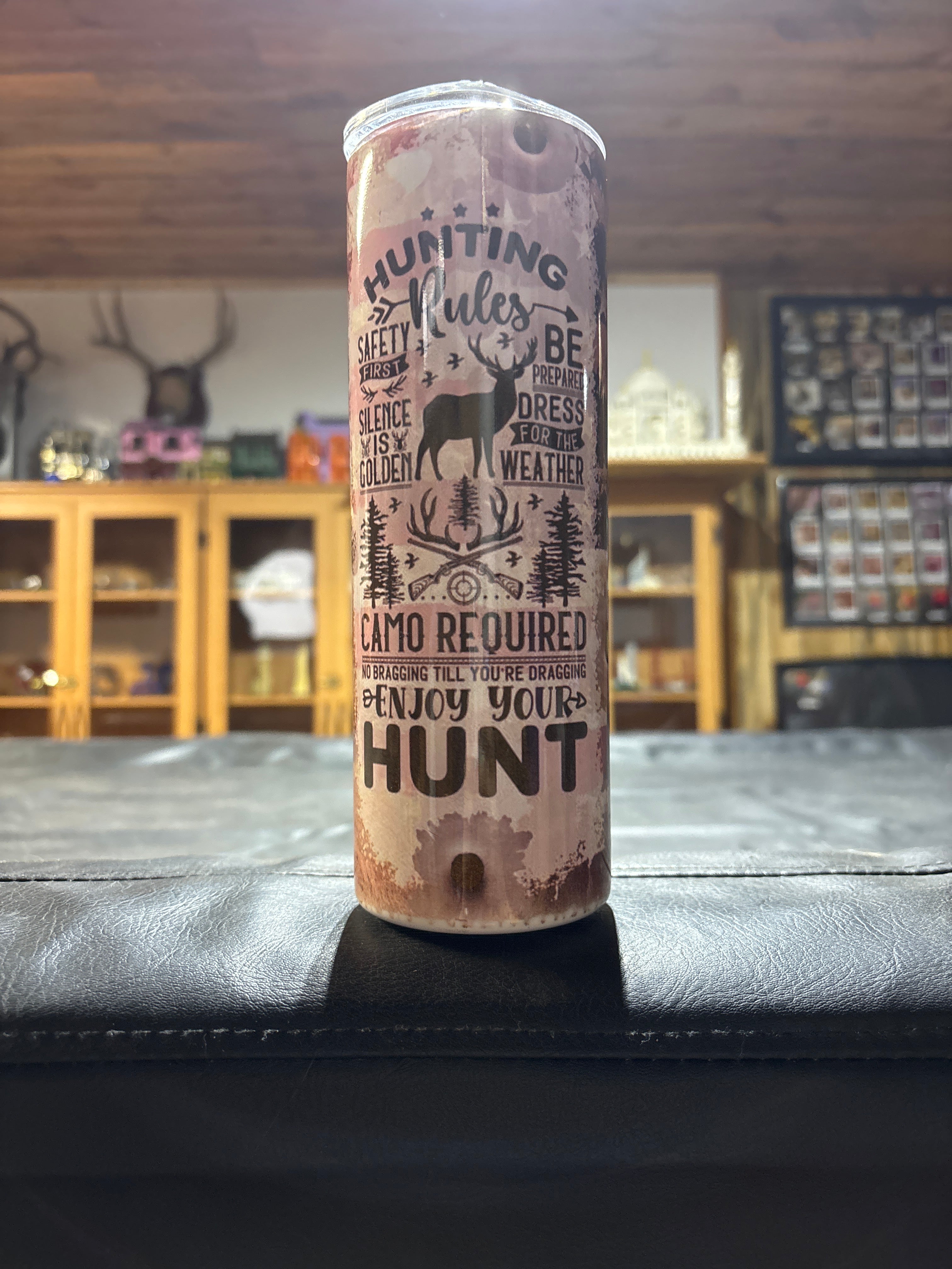 20oz hunting rules tumbler