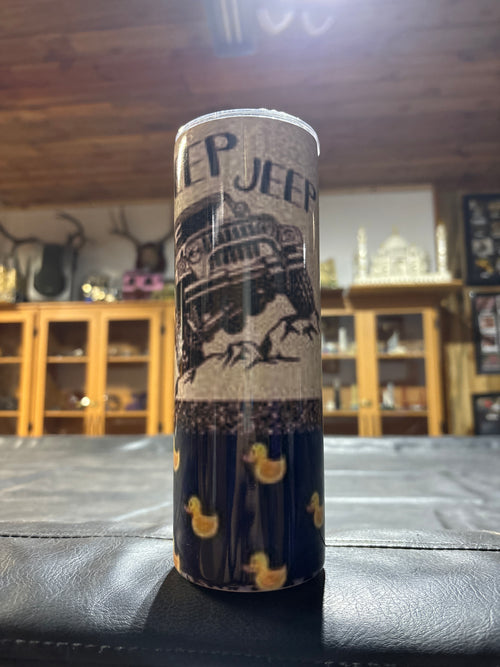 20oz Duck Duck jeep tumbler