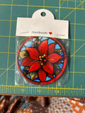 Sublimation Poinsettia ornament