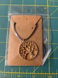 Gold tree of life necklace