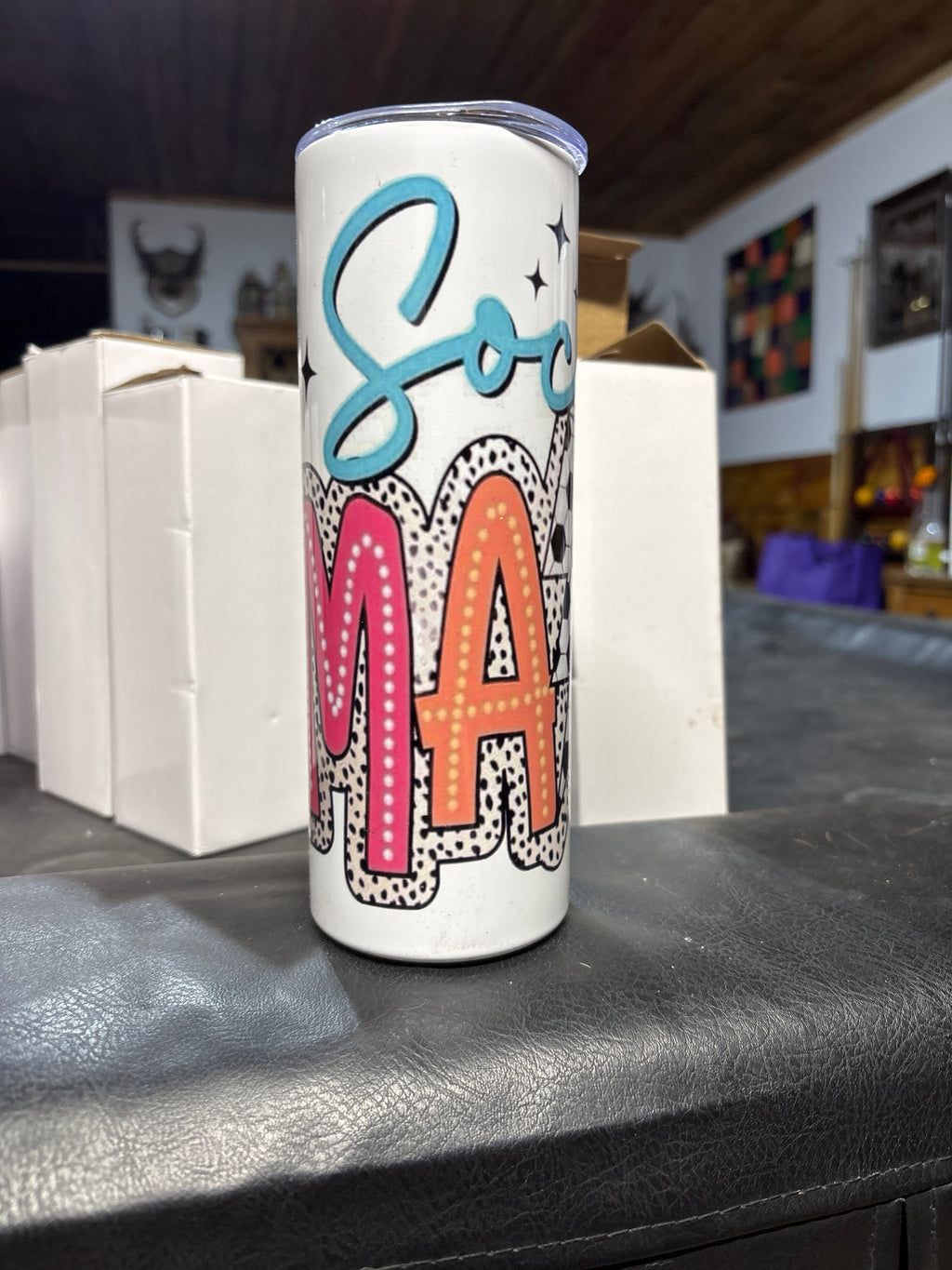 20oz soccer mama tumbler