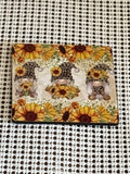 Sunflower gnome magnet