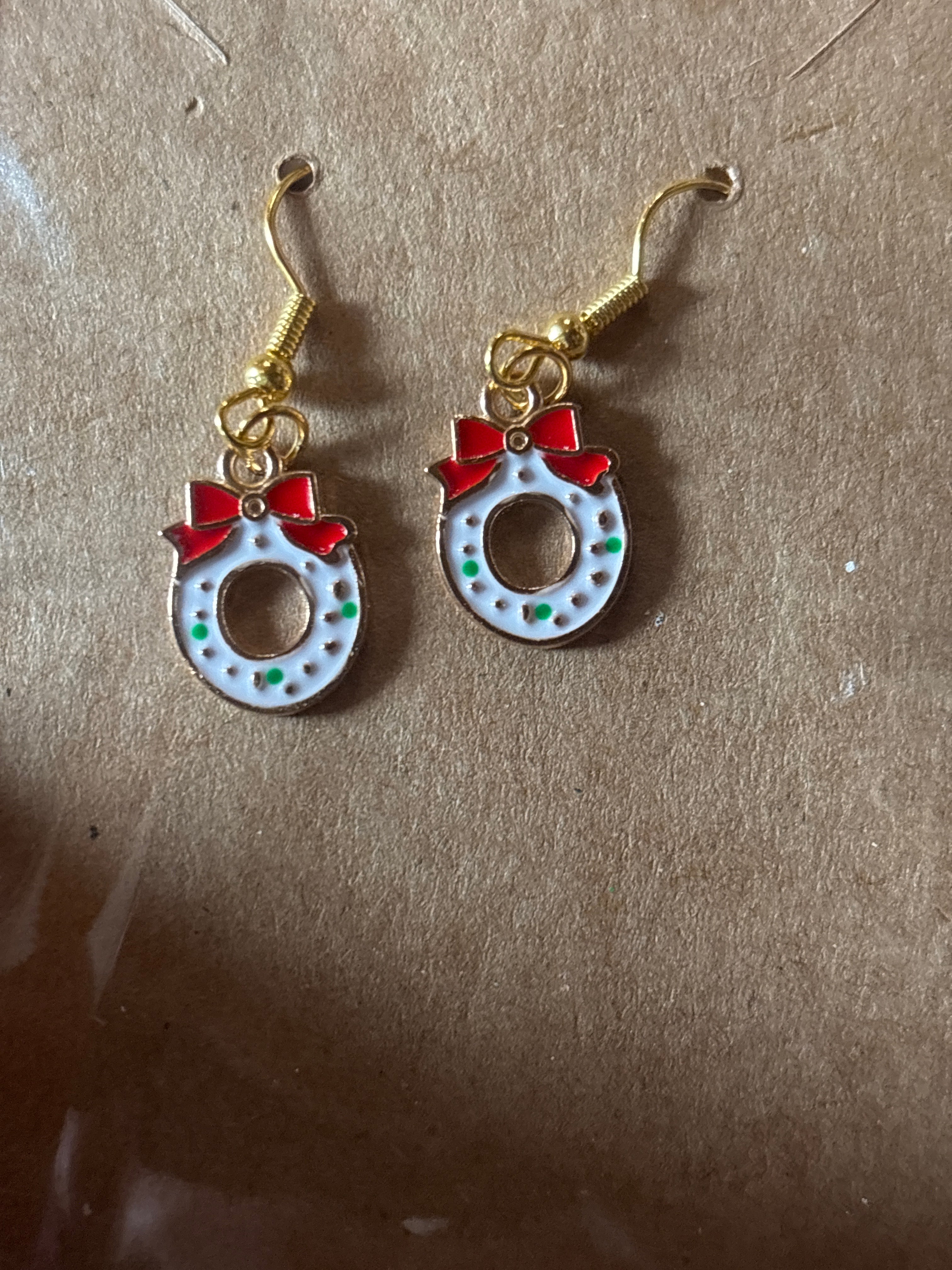 Christmas earrings