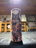 20oz wolf tumbler