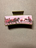 Horse sublimation Hair clip