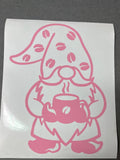 Coffee gnome decal