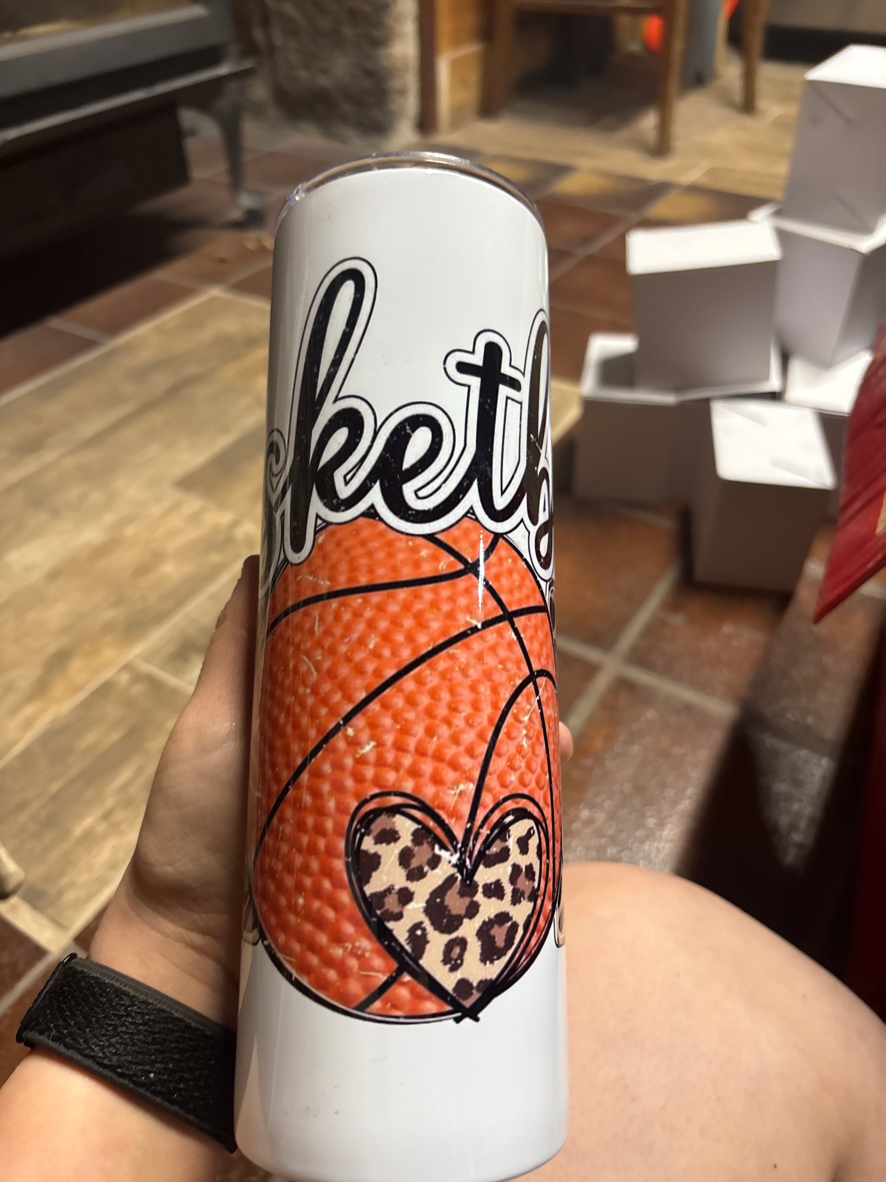 Basketball mom 30 oz tumbler