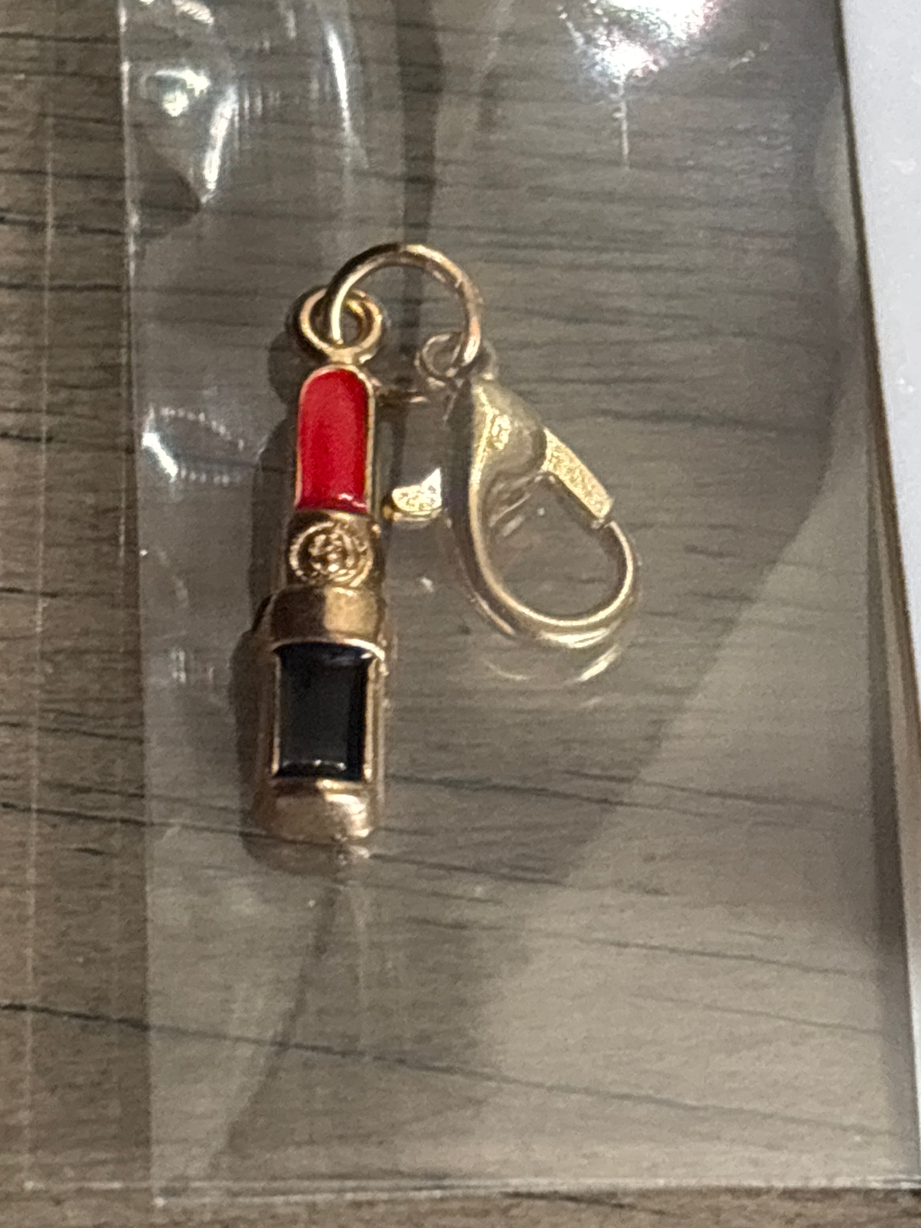 Lipstick charm