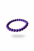 Purple beaded bracelet
