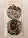 Lion Car Coasters