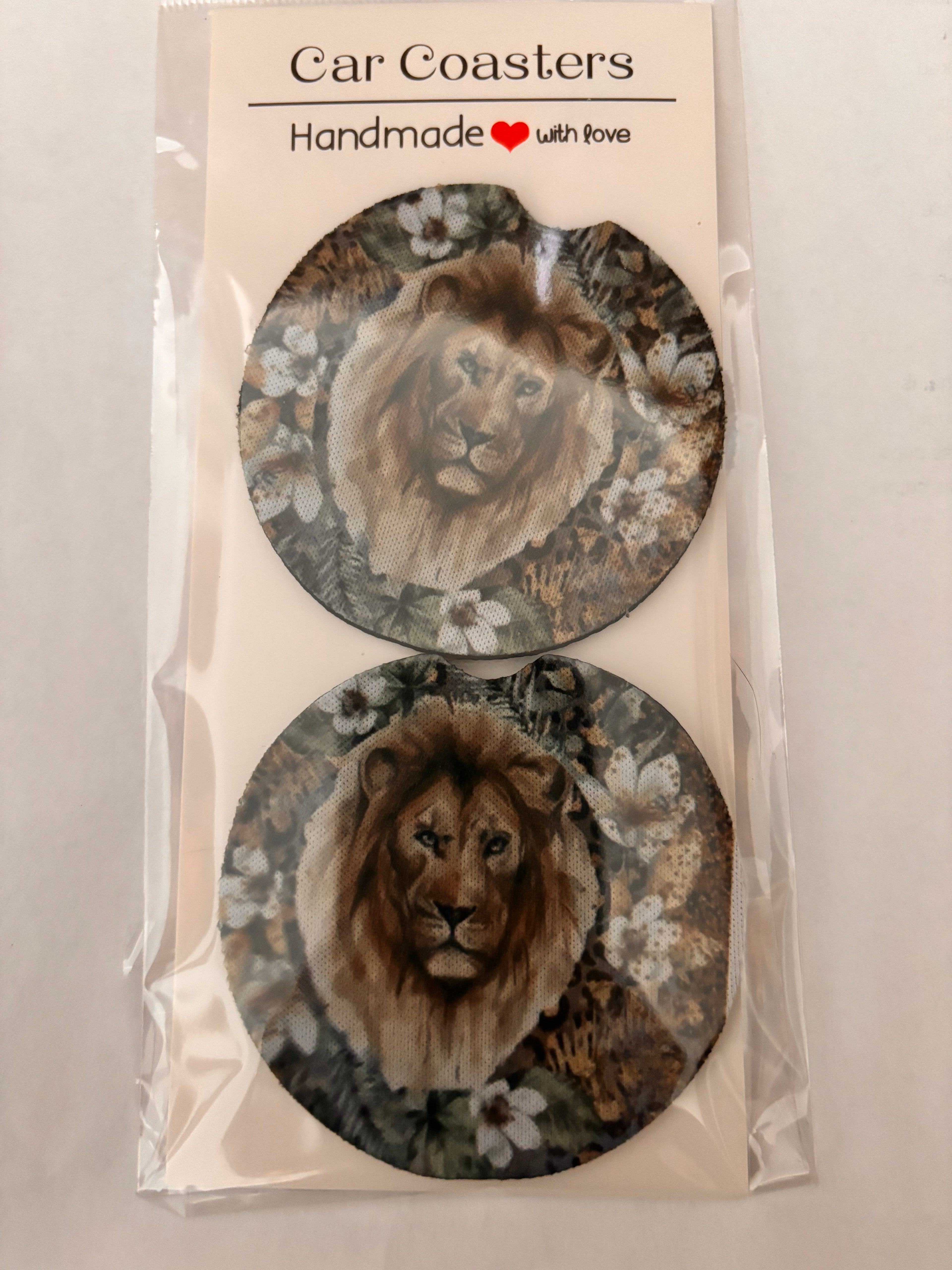 Lion Car Coasters