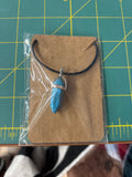 Blue gem necklace