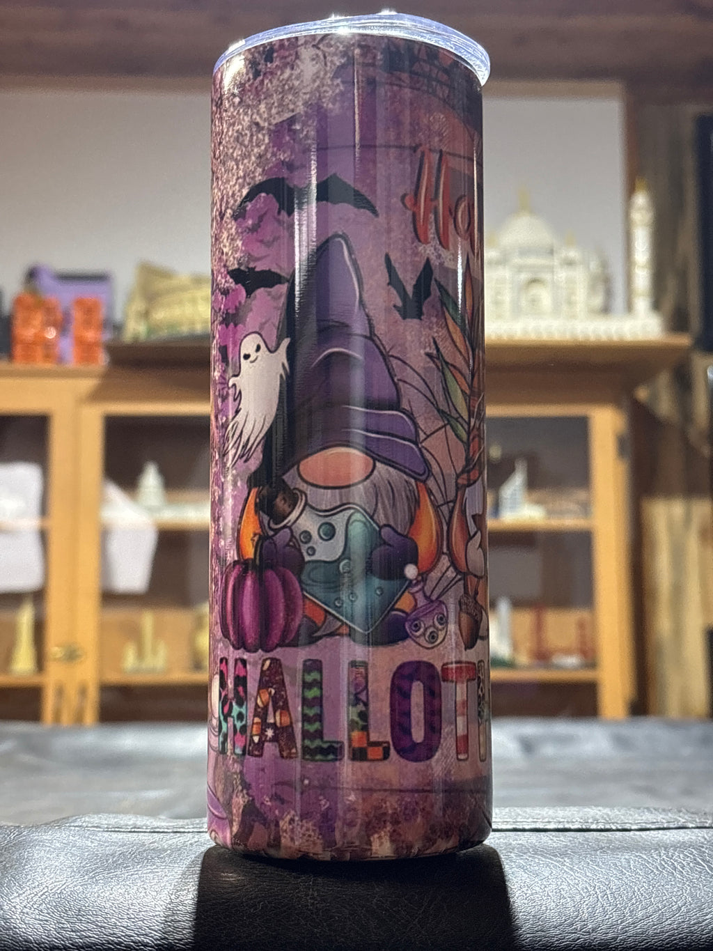 20oz happy hallothanksmas gnome tumbler