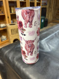 20oz highland cow tumbler