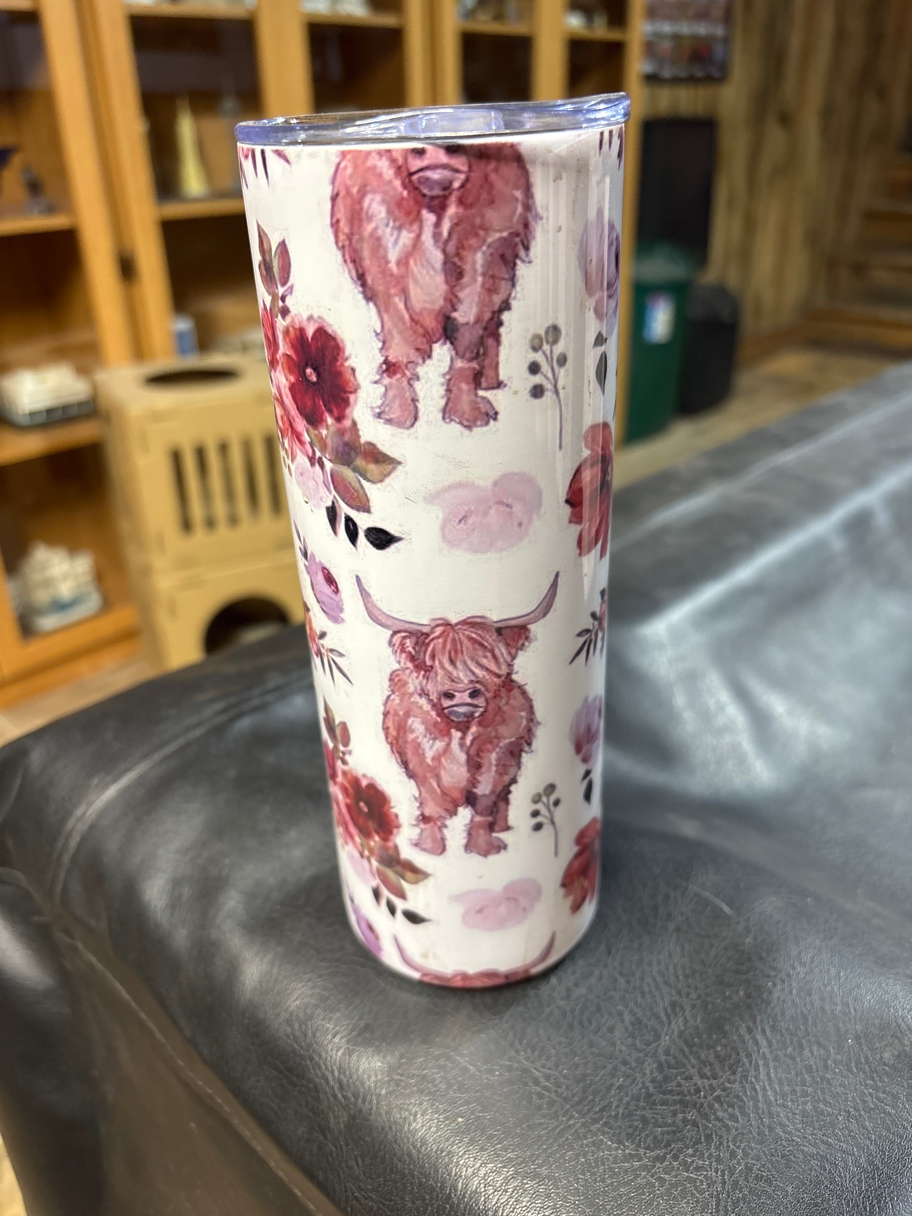 20oz highland cow tumbler