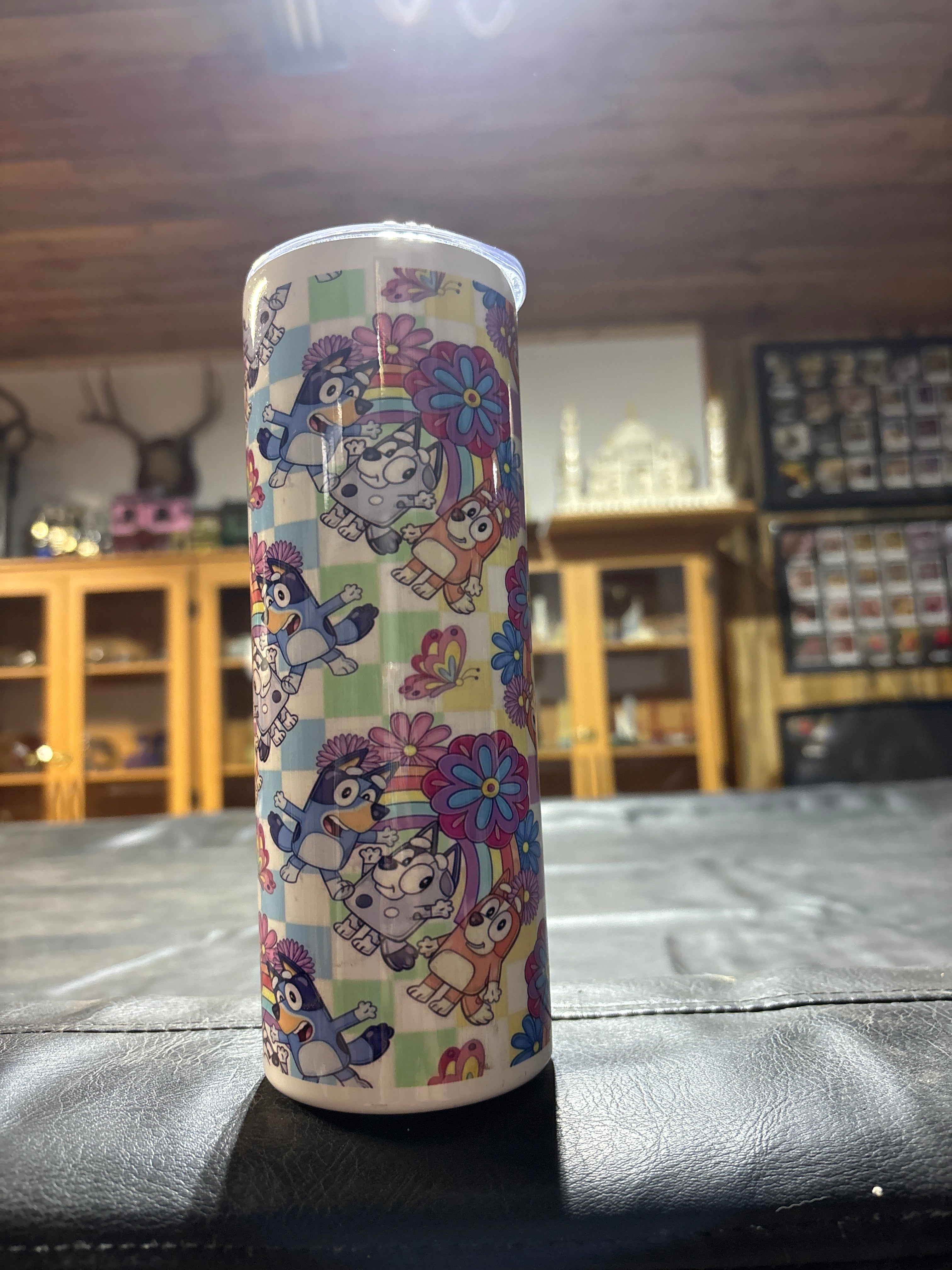 20oz bluey tumbler