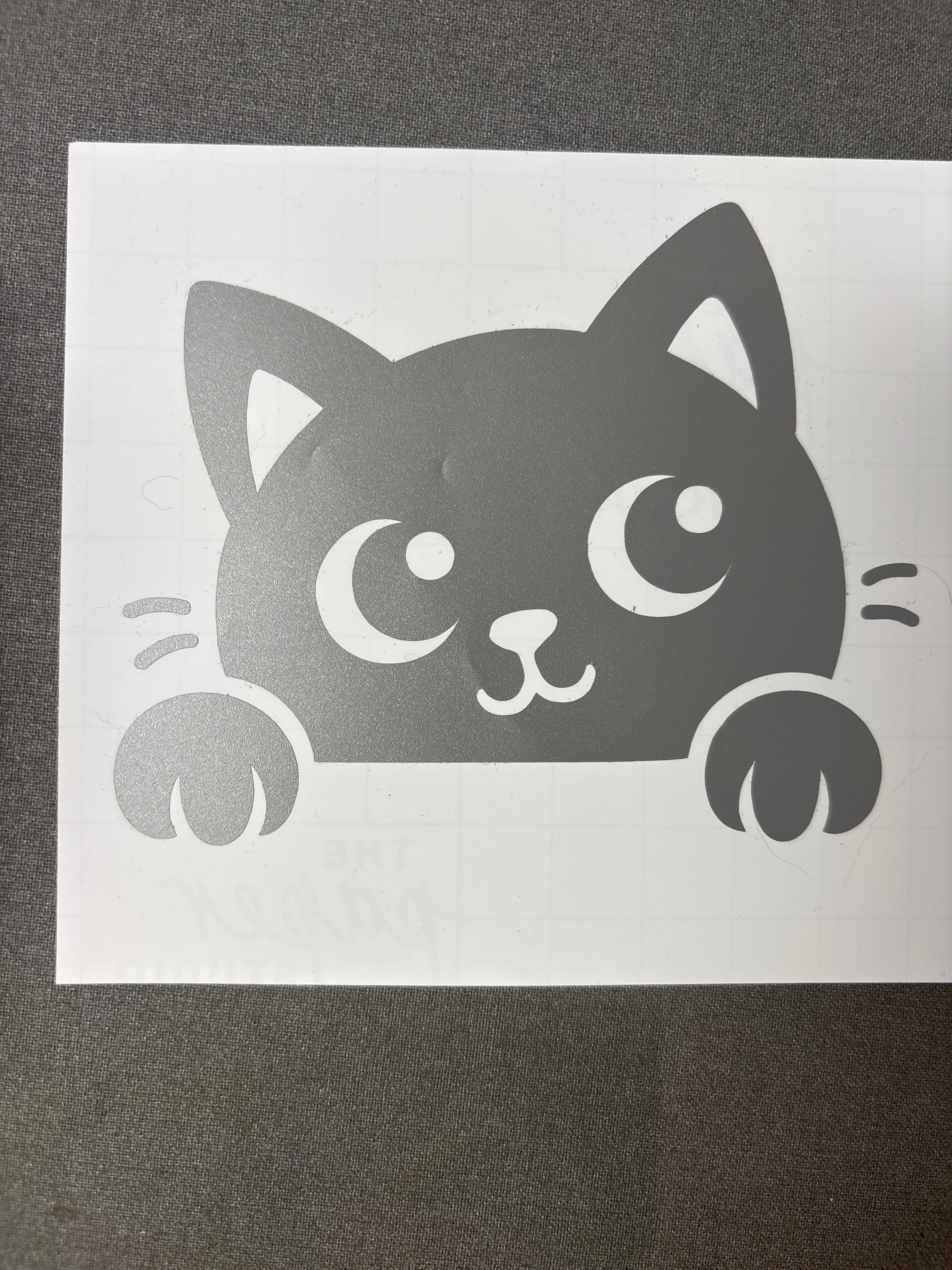 Cat decal