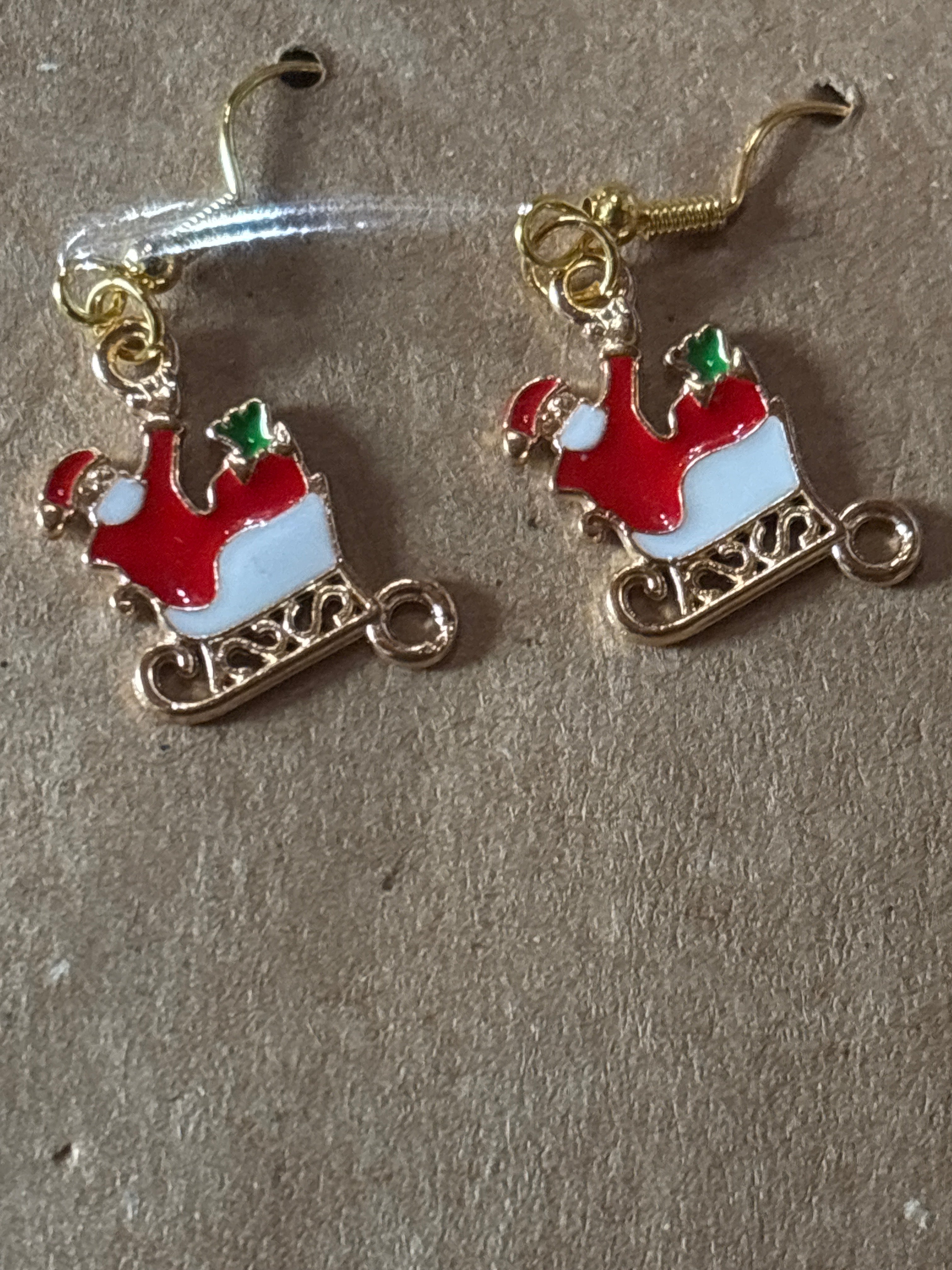 Christmas earrings