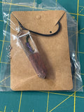 Flower in resin necklace
