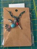 Hummingbird necklace