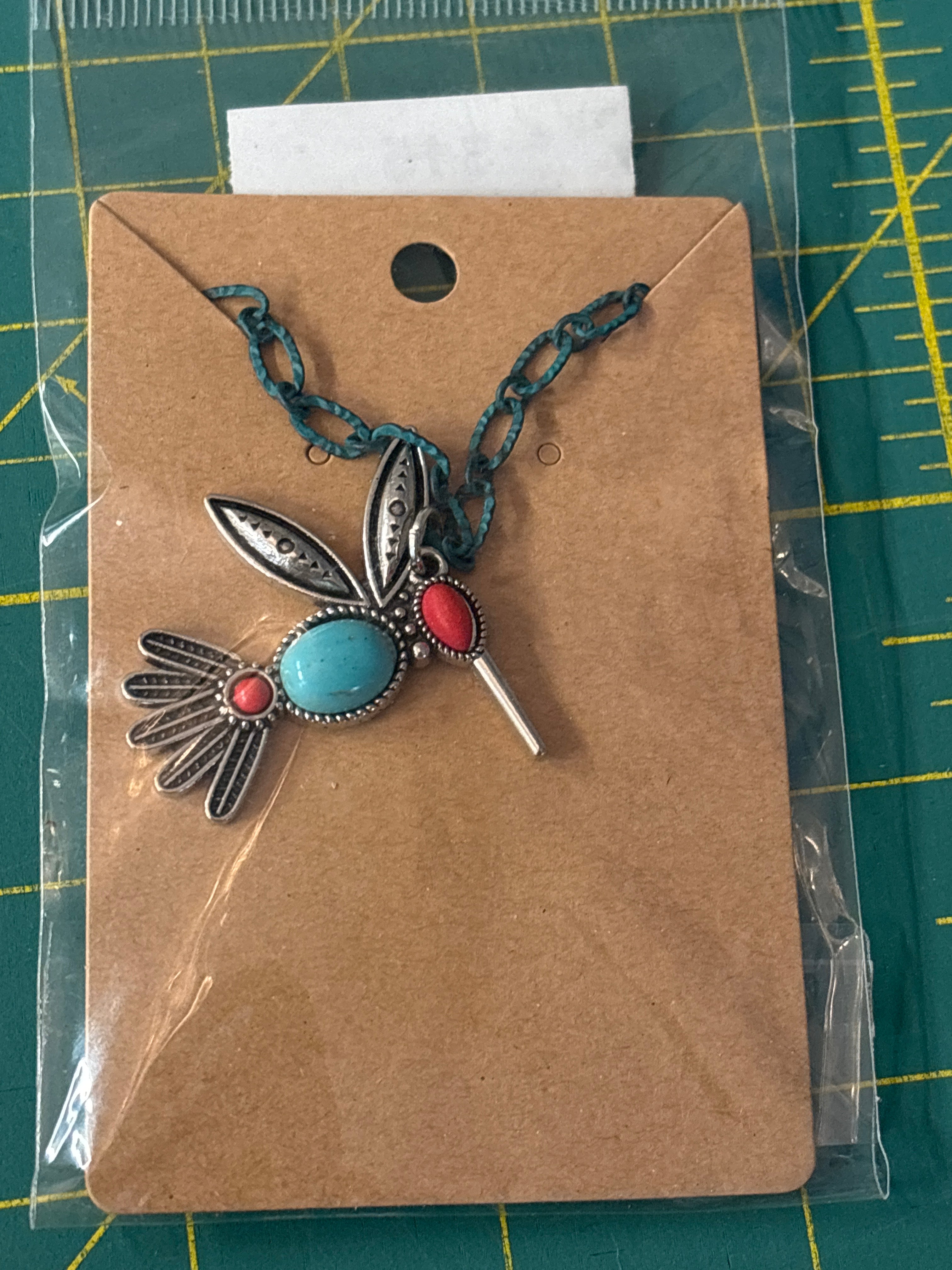 Hummingbird necklace