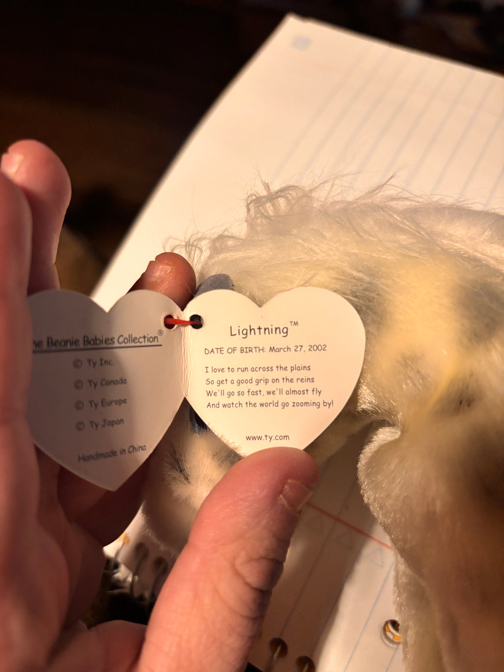 Lightning Beanie Baby