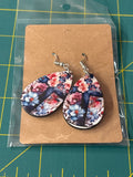 Sublimation cross earrings