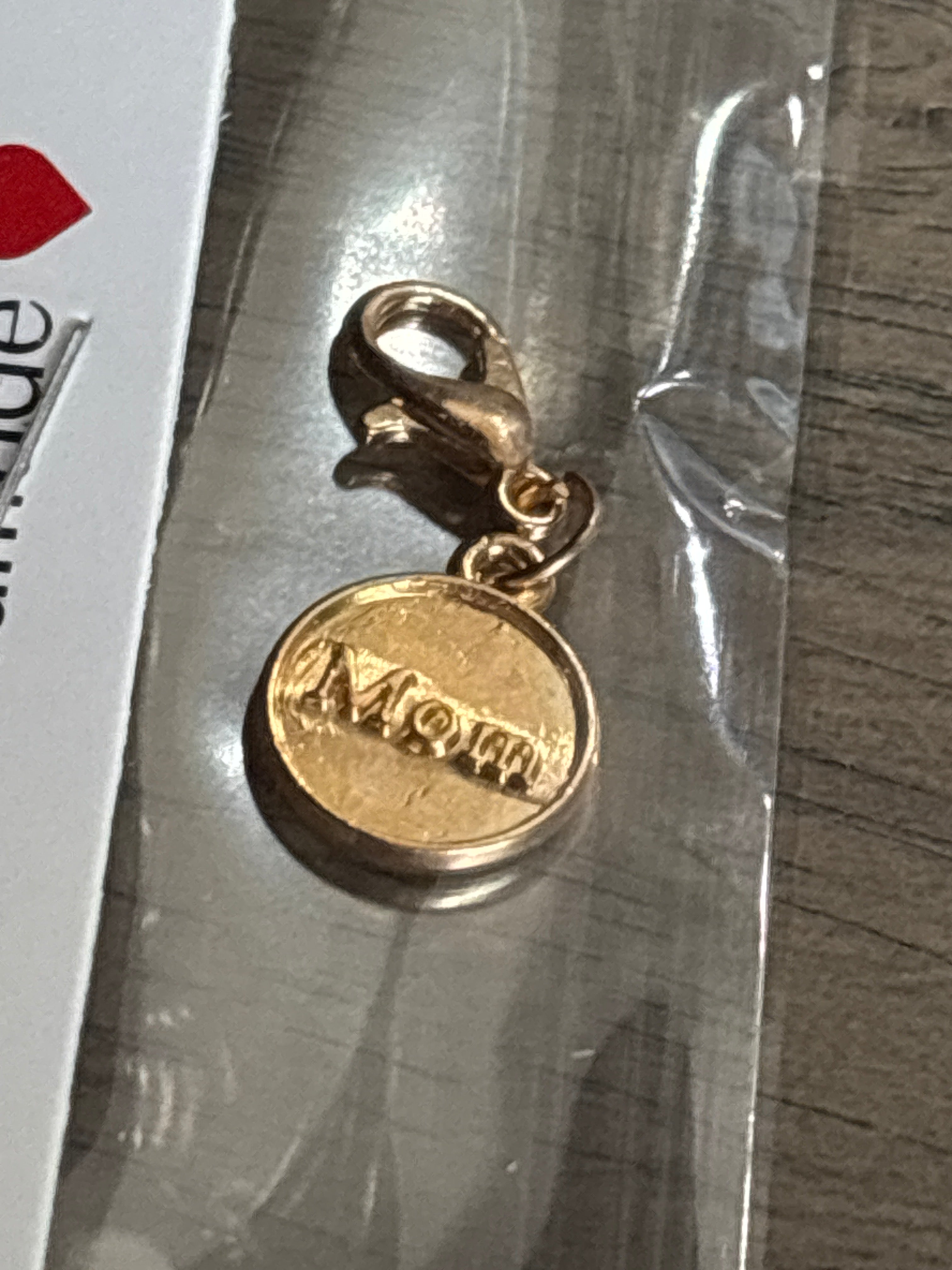 Gold mom charm