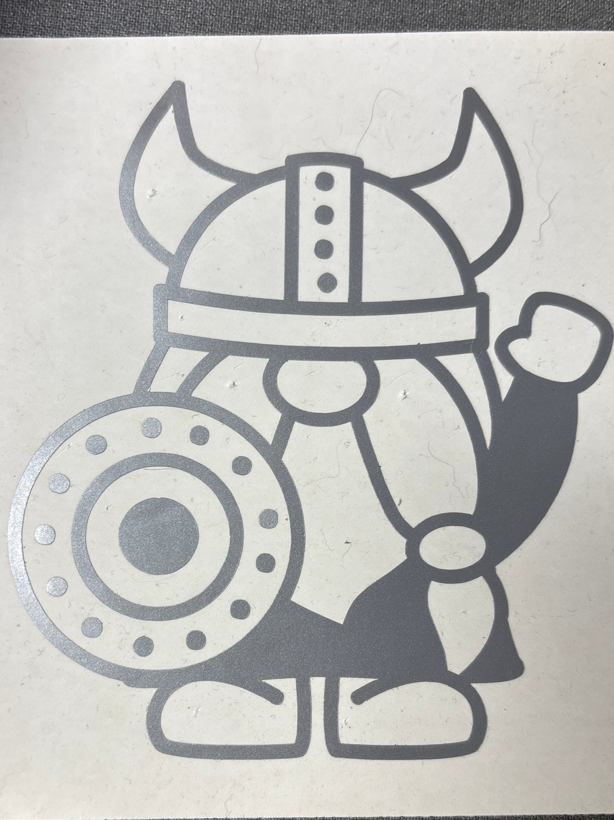 Viking gnome decal