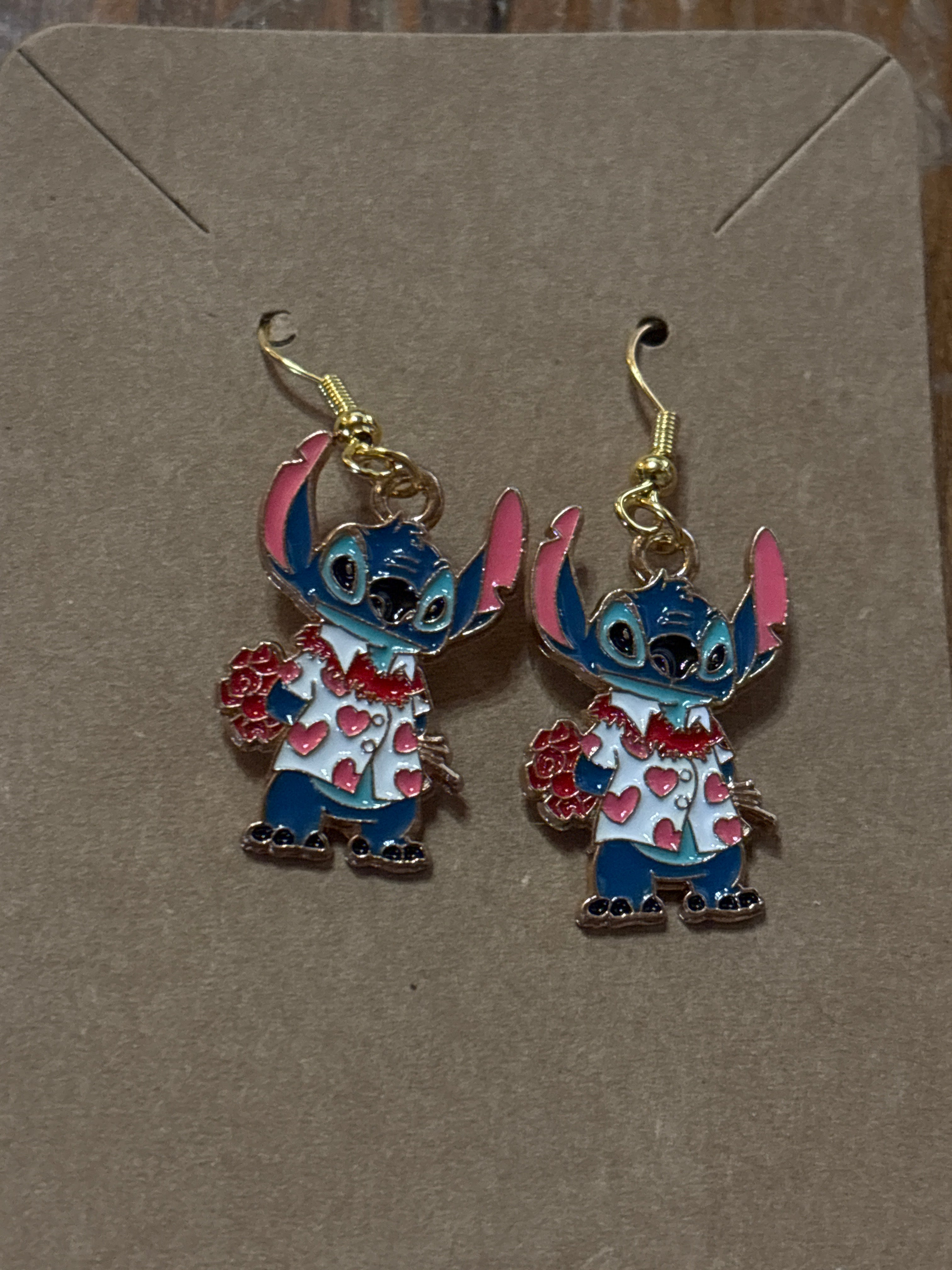 Stitch earrings