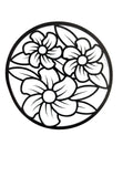 Flower decal