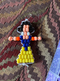 Beaded Snow White Keychain