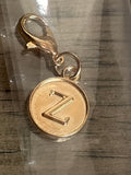 Z gold charm