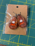 Sublimation hello fall gnome earrings