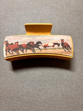 Horse Sublimation hair clip