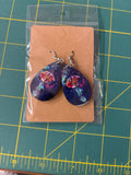 Sublimation compass earrings