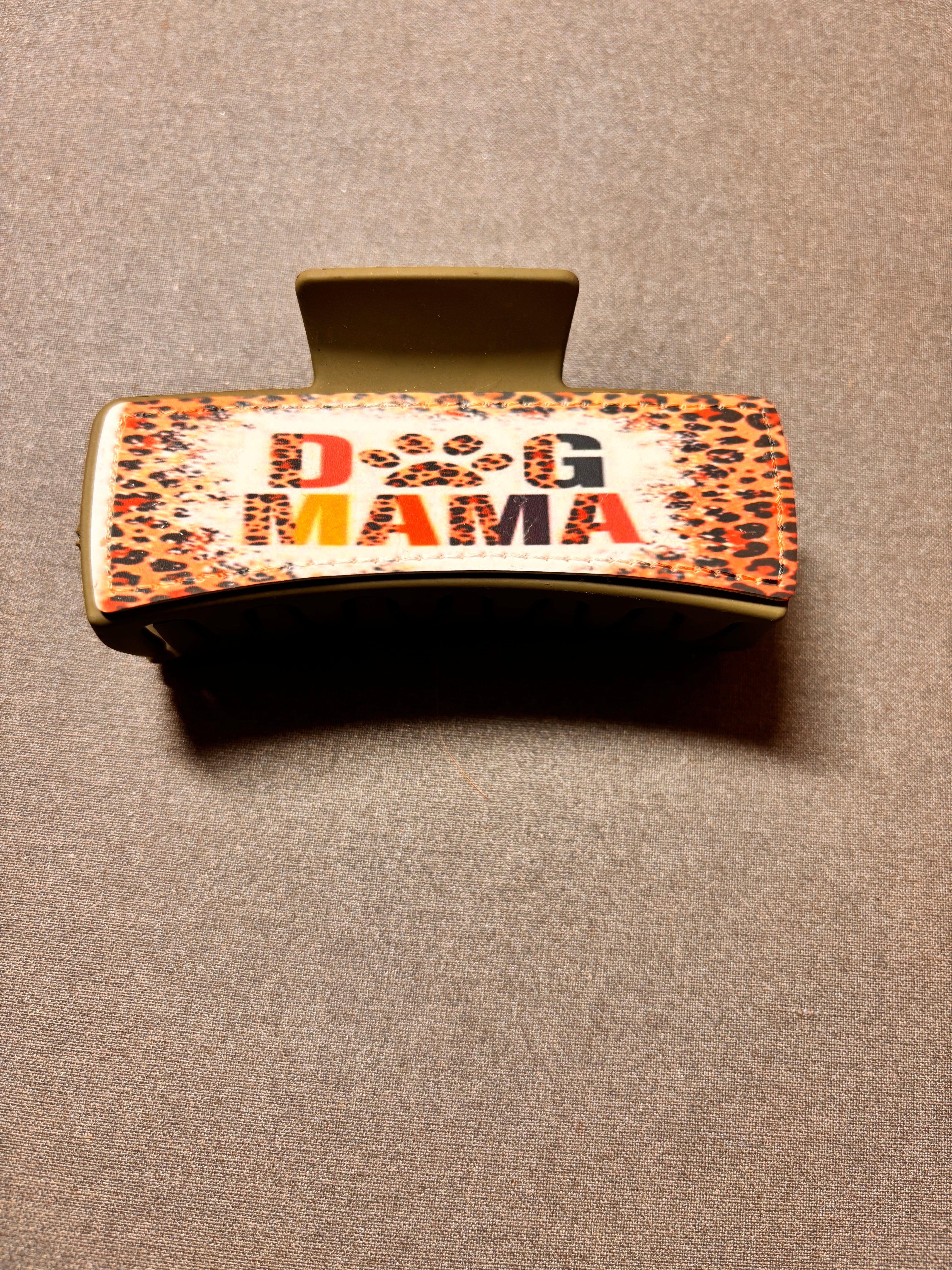 Dog mama hairclip