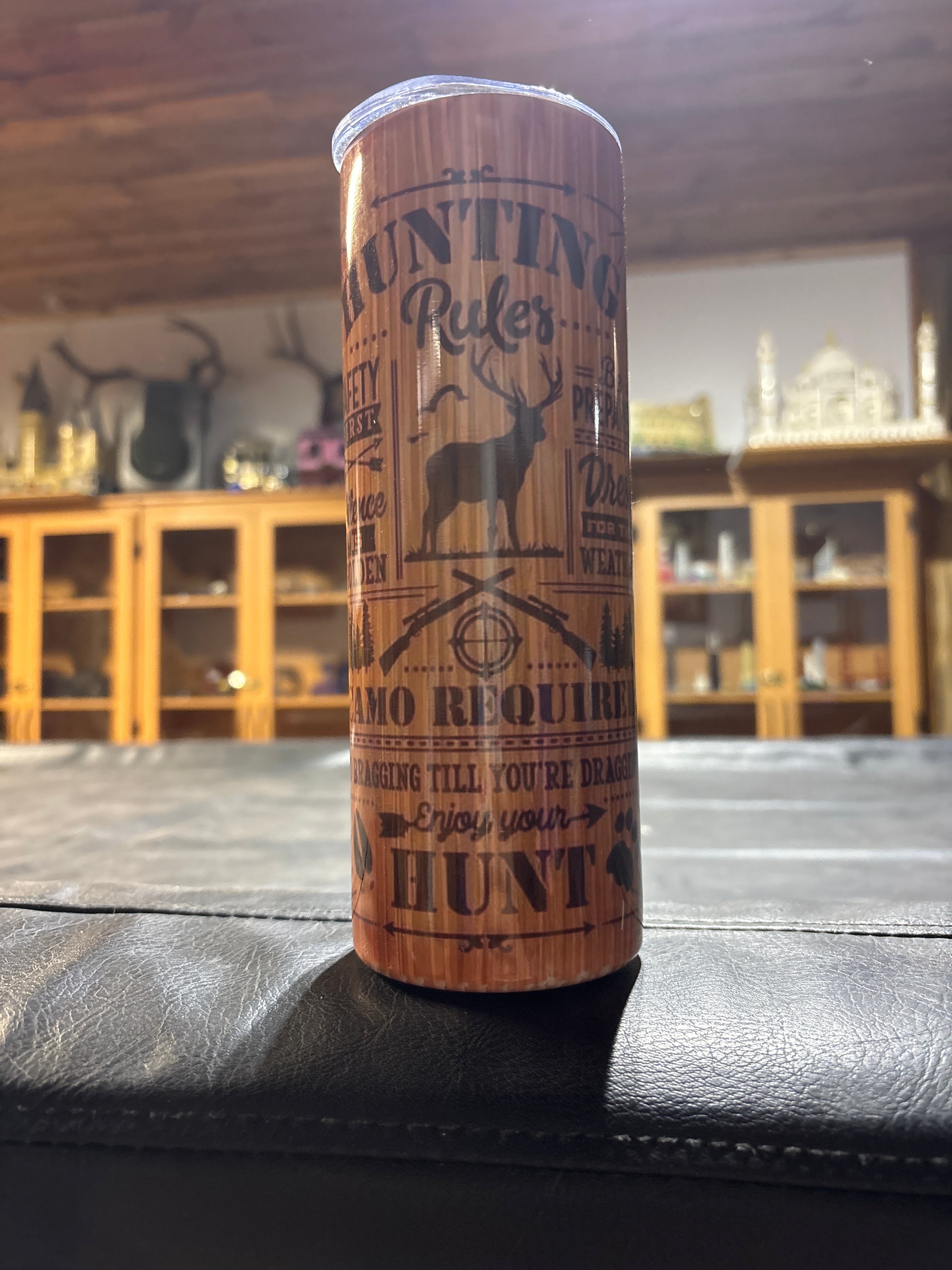 20oz hunting rules tumbler