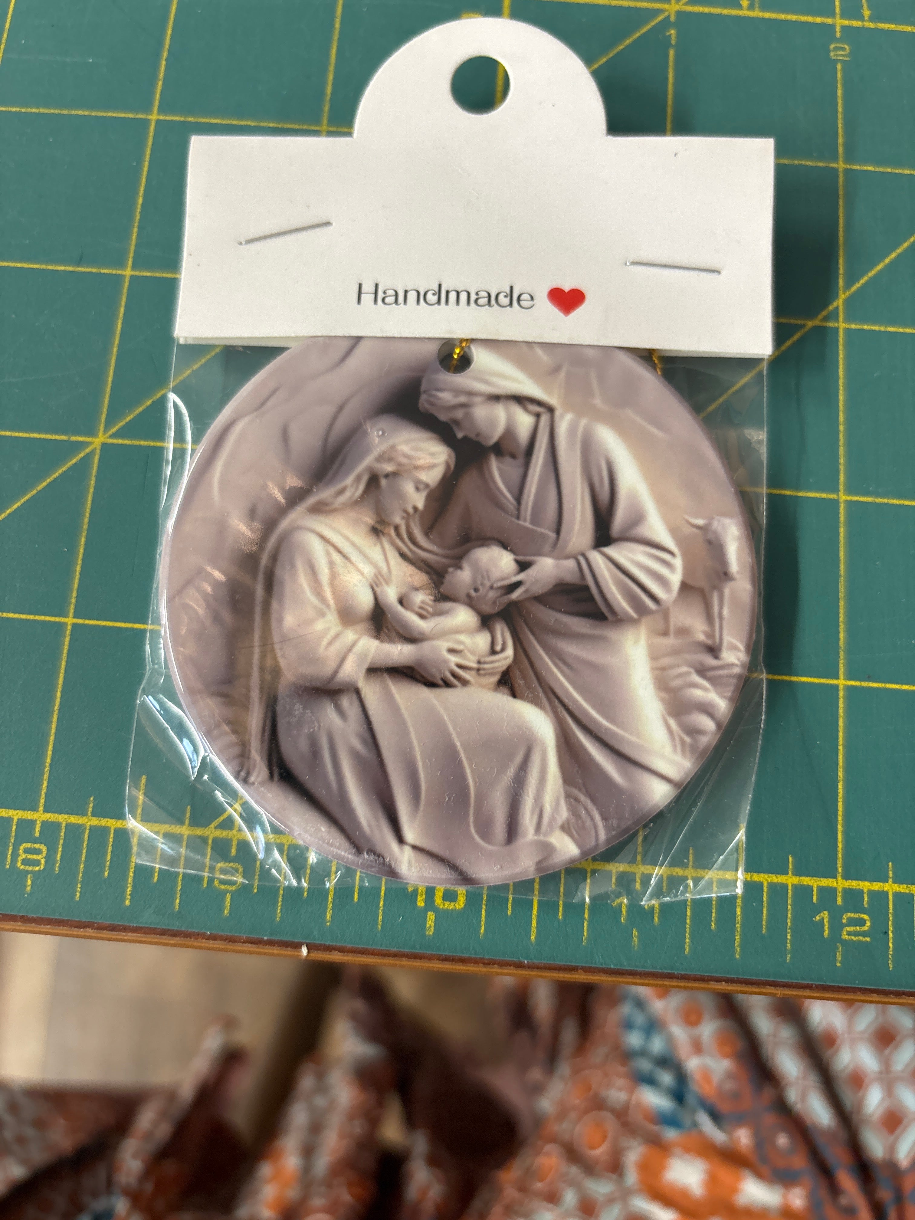Sublimation nativity ornaments