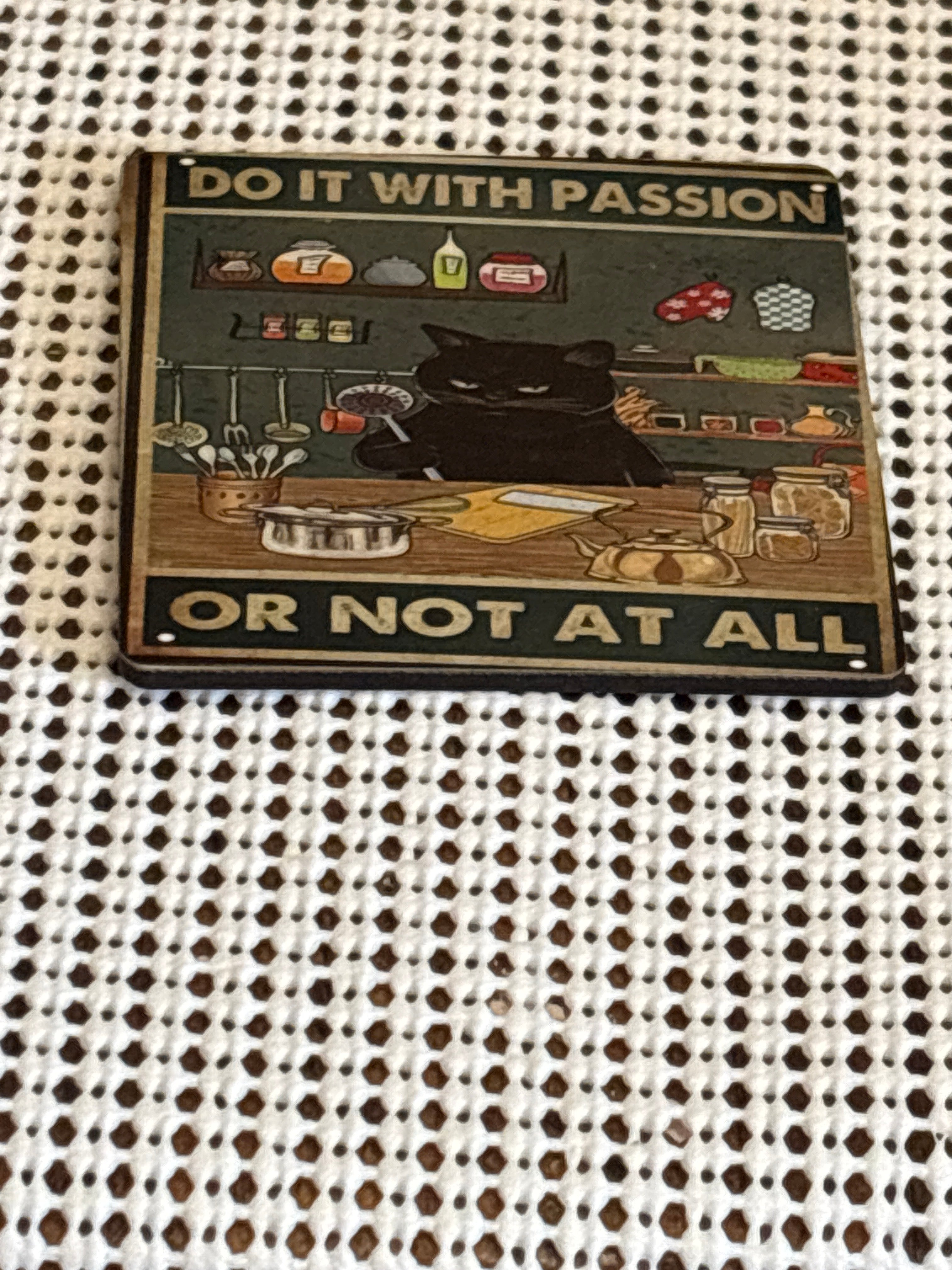 Do it either passion or not at all cat magnet
