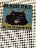 Black cat magnet