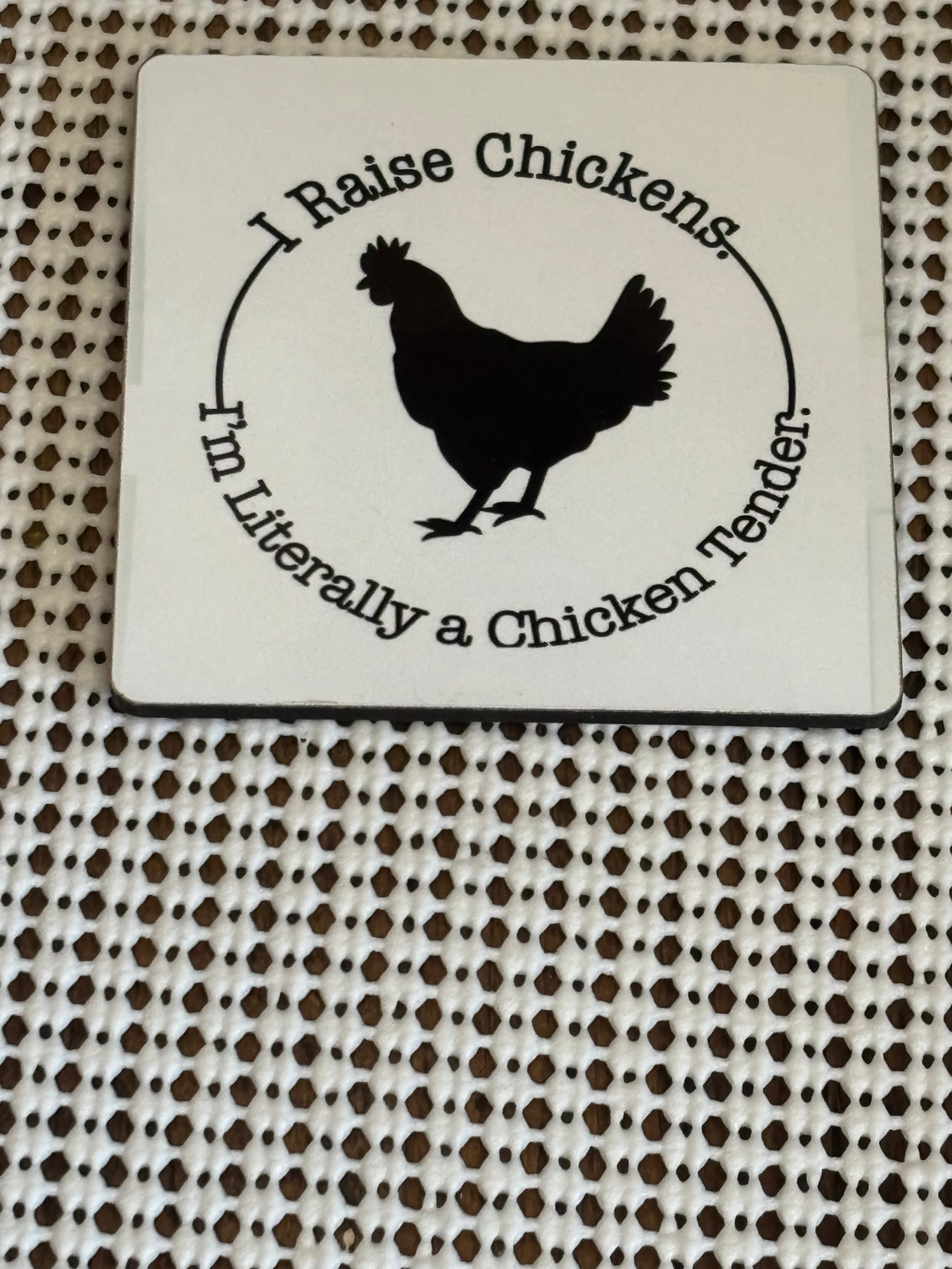 I raise chickens