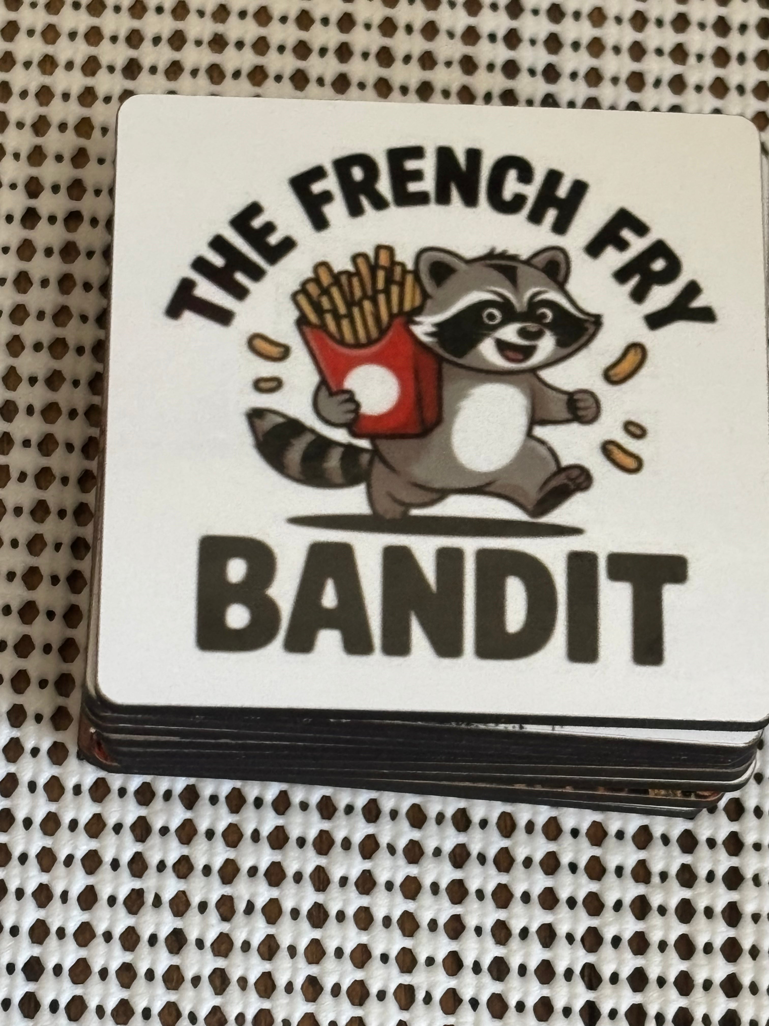 The French fry bandit magnet