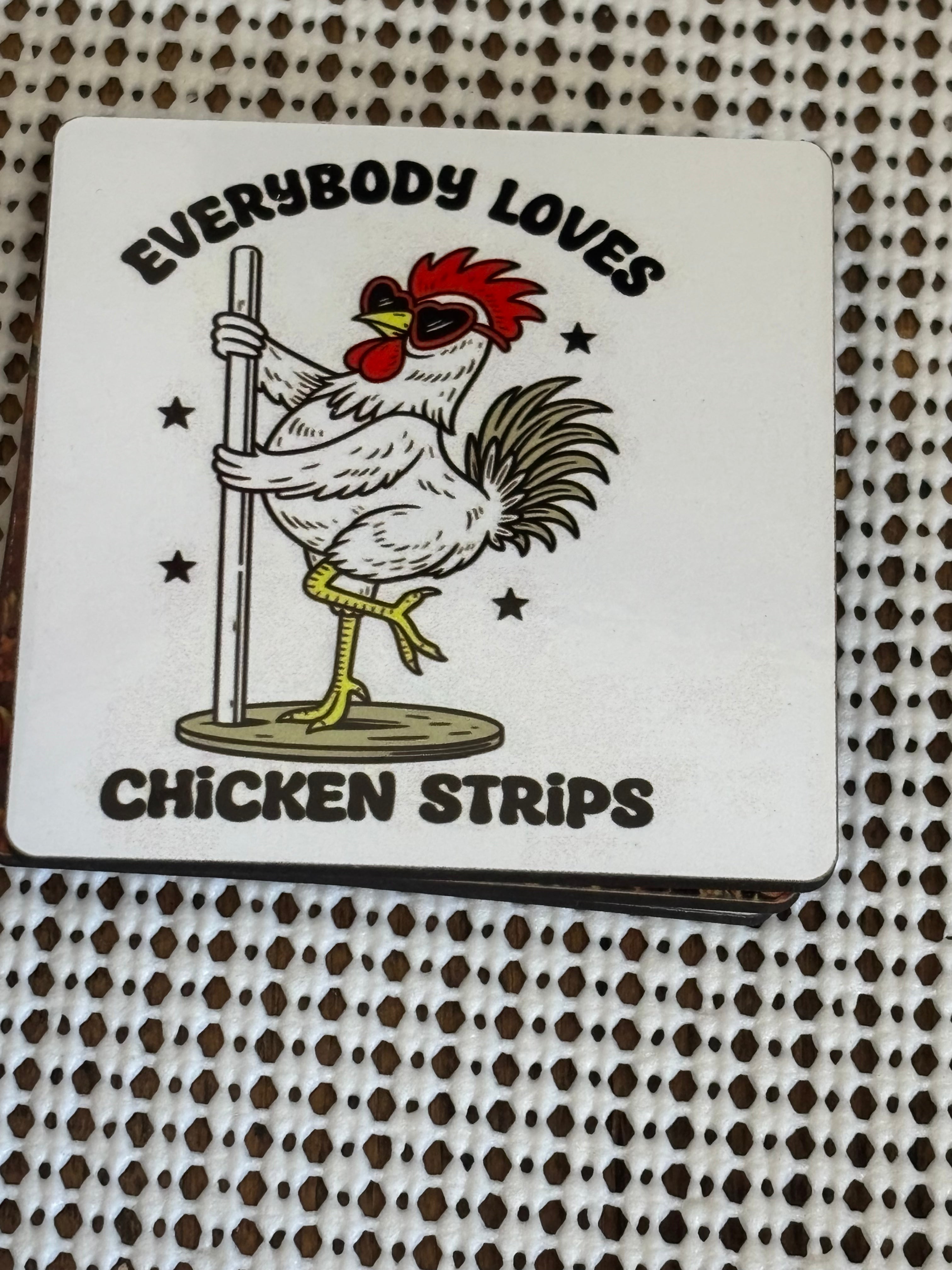 Chicken strips magnet