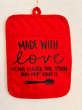 Made with Love Hot Pad